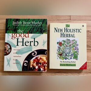 Herbal Book Set - The Good Herb & The New Holistic Herbal Recipes & Information